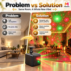Music Sync Cube Laser Light for Stunning Party Vibes