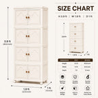Elegant Four Tier Storage Cabinet for Organized Clutter-Free Modern Homes