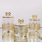 European Retro Gold Plated Candy Nut Luxury Storage Decorative Jar