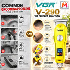 VGR V-290 Professional Hair Trimmer for Sharp Cuts