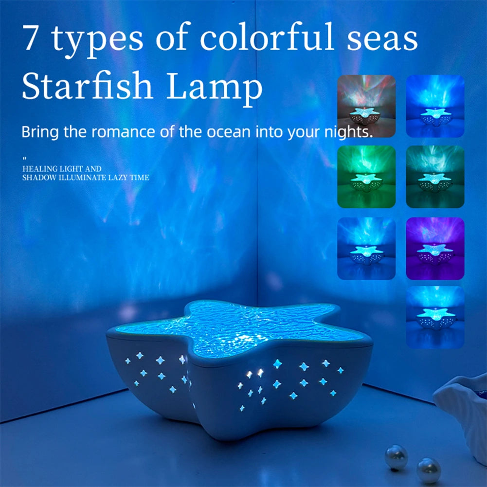 Galaxy Star Light Projector LED Night Lamp with Ocean Wave Effects