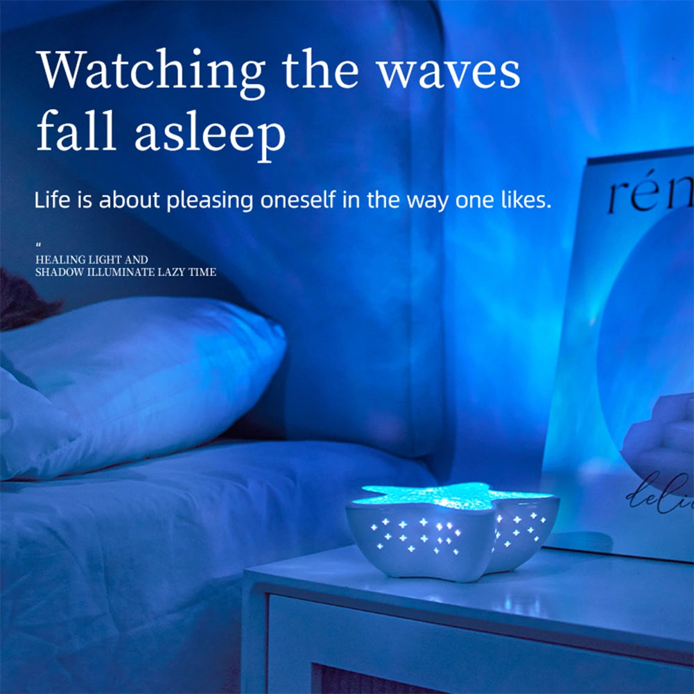 Galaxy Star Light Projector LED Night Lamp with Ocean Wave Effects