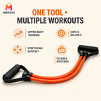 Dual Tube Exerciser for Full-Body Strength and Home Fitness Training