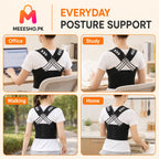 Adjustable Posture Back Brace for Men and Women Daily Support