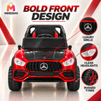 Kids Electric Ride-On SUV With Steering, Safety Belt And Wheels
