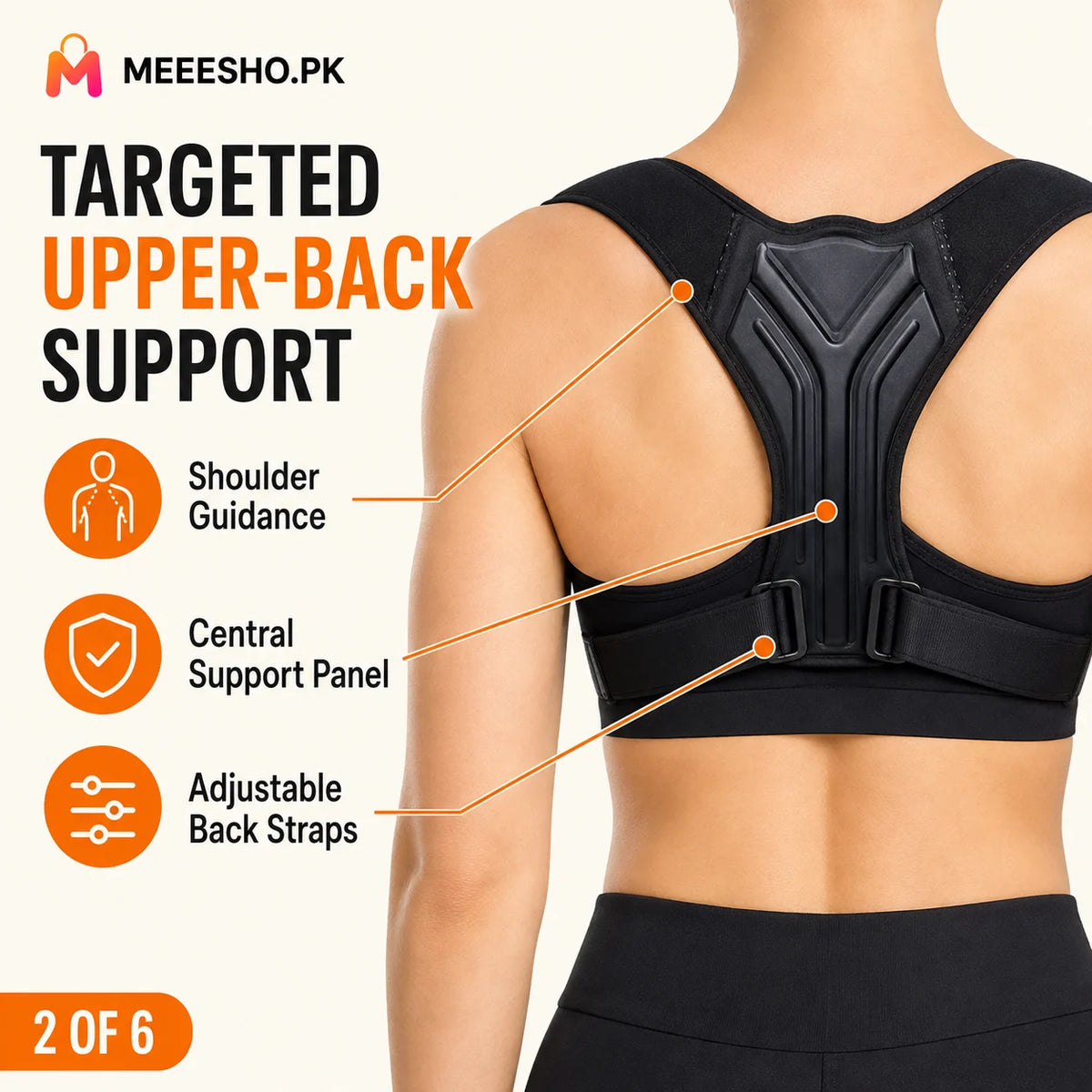 Adjustable Back Posture Corrector Brace for Men and Women Adults