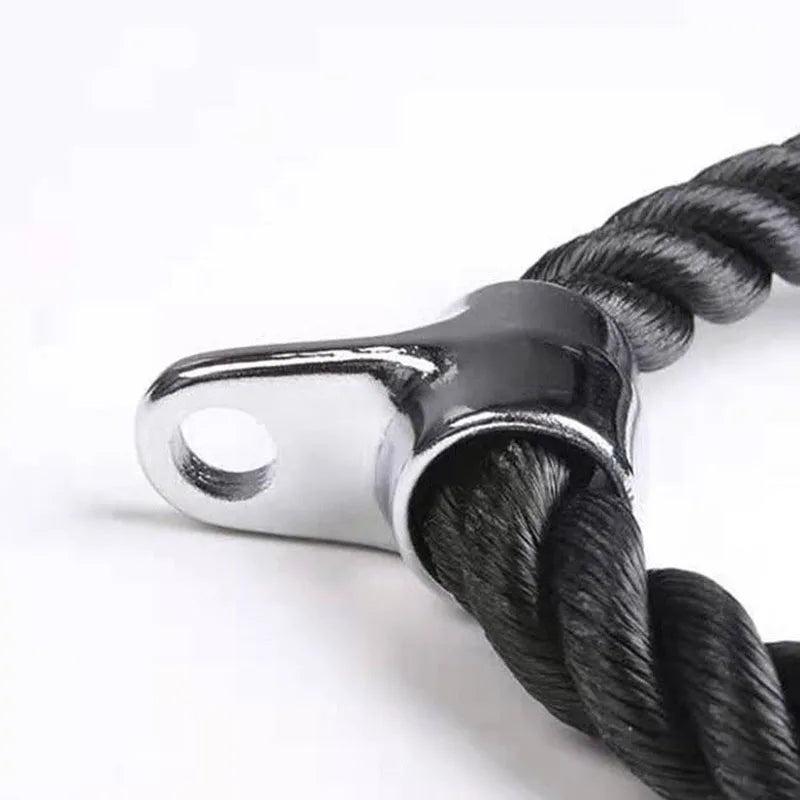 Heavy-Duty Triceps Rope Cable Attachment for Strength Training and Bodybuilding