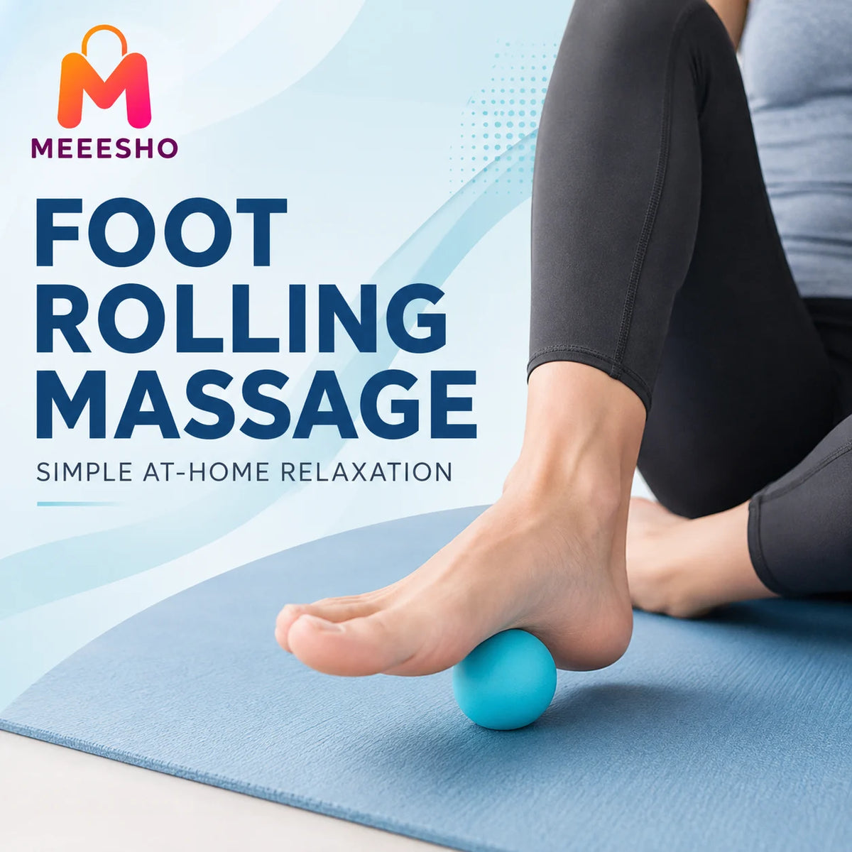 Portable Massage Ball for Yoga, Muscle Relaxation and Targeted Recovery