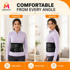 Unisex Double Pressure Waist Support Belt with Adjustable Compression Straps