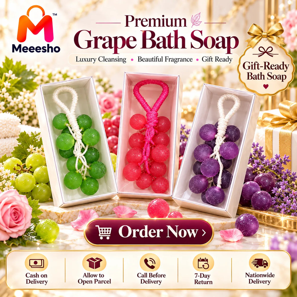 Luxury Grapes Bath Soap in Three Lovely Fragrances