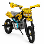 Yellow Mini Dirt Bike Off-Road Racing Pit Bike for Kids