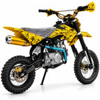 Yellow Mini Dirt Bike Off-Road Racing Pit Bike for Kids