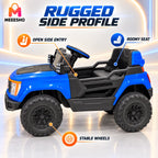 Kids Electric Ride-On Car With Steering, Seat And Rugged Wheels