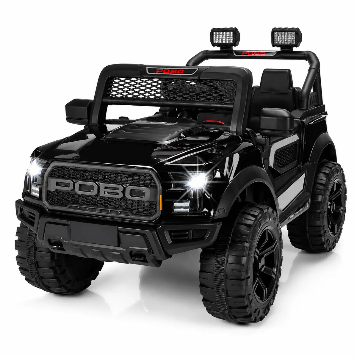 Kids Electric Jeep Ride-On 4x4 Adventure Car with LED Lights