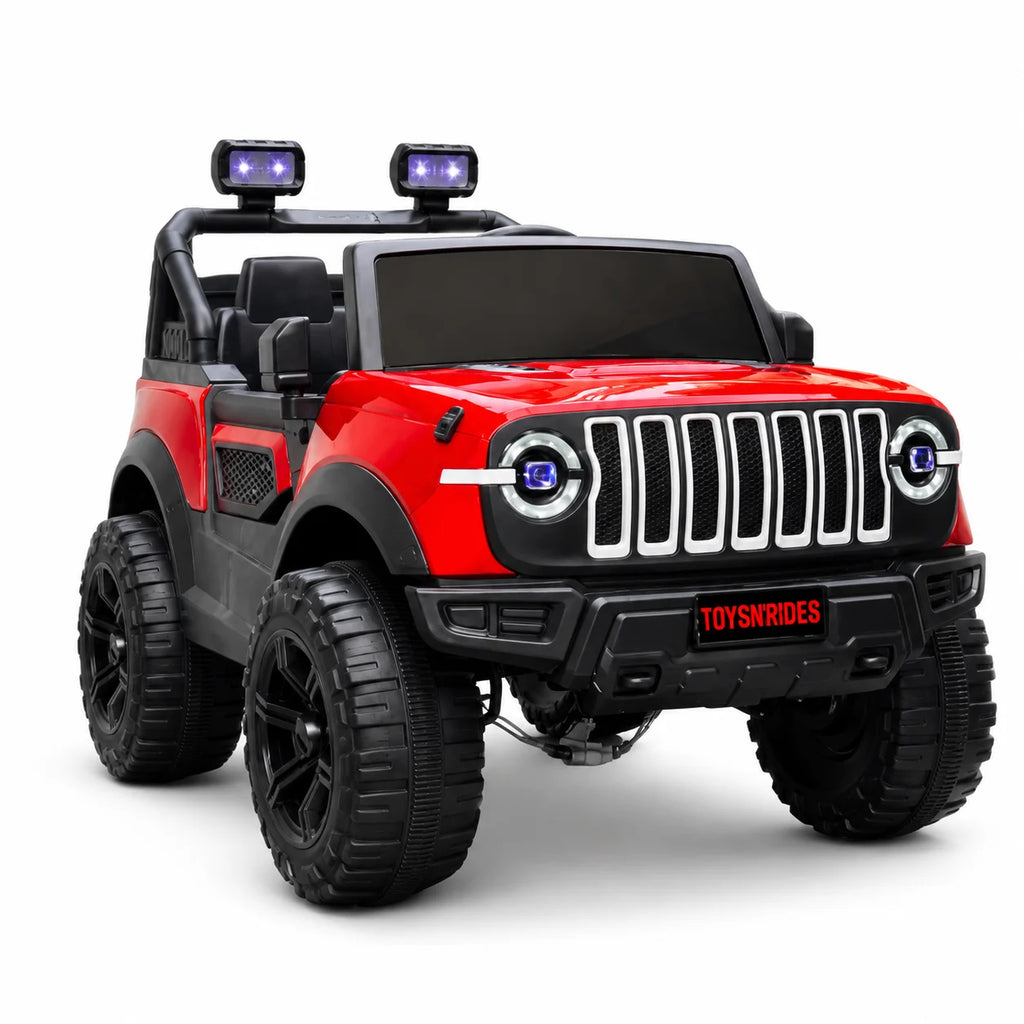 Kids Electric Jeep Rechargeable Ride-On 4x4 Off-Road Vehicle for Children