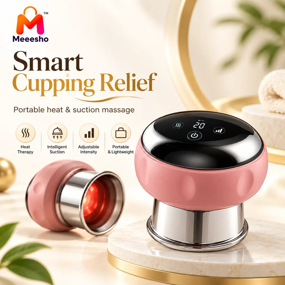 Smart Cupping Relief for Heat & Suction Massage