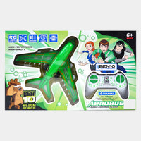 Ben 10 Remote Control Aeroplane LED Flying Toy For Kids