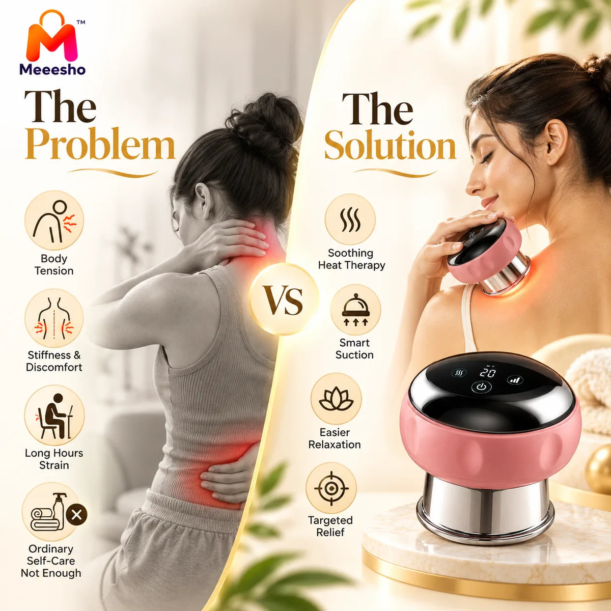 Smart Cupping Relief for Heat & Suction Massage