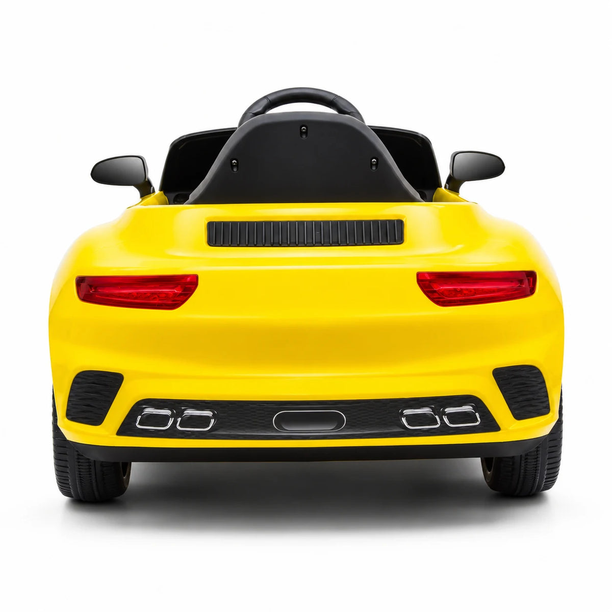 Porsche-Style Kids Electric Ride-On Sports Car with Bright LED Lights