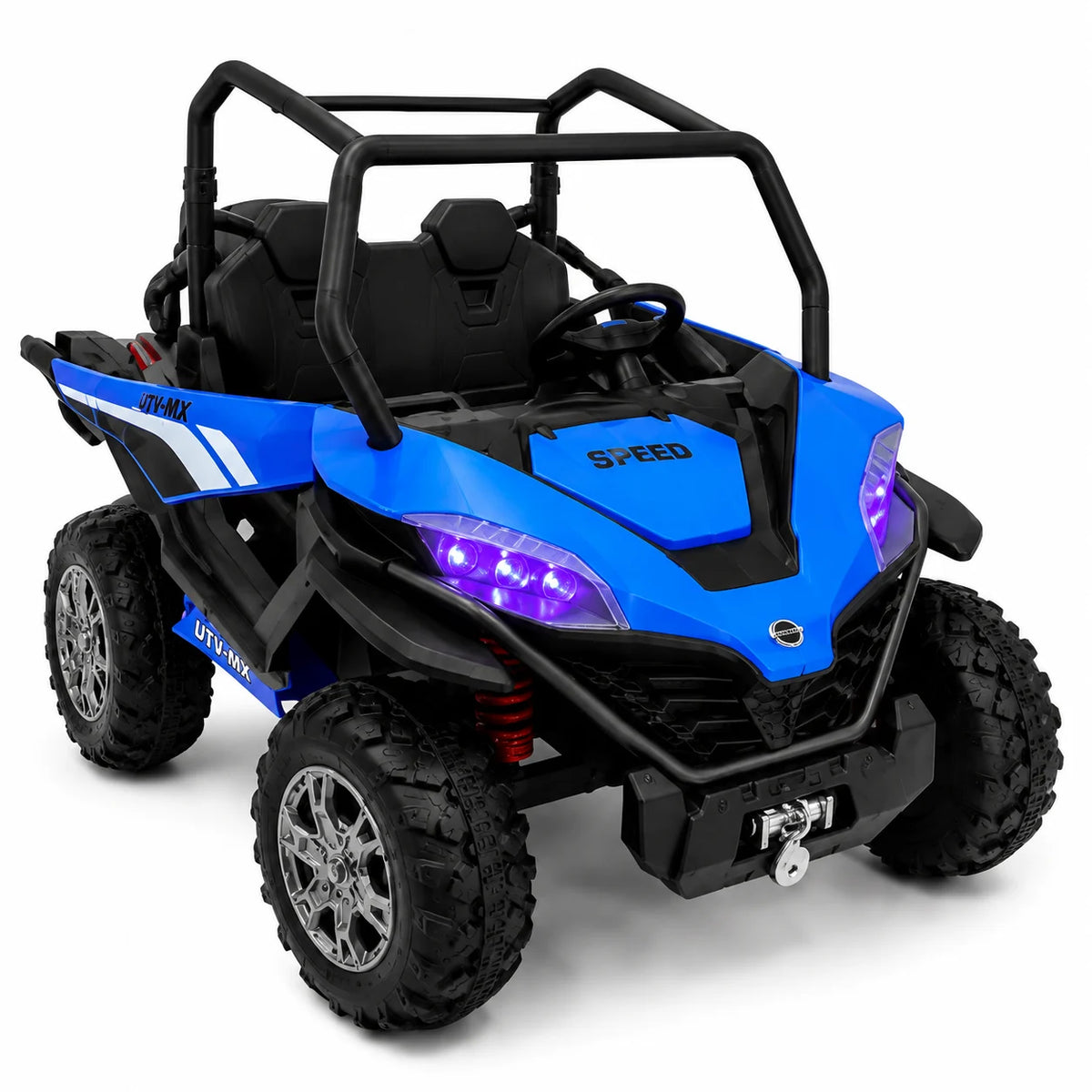 Kids Electric Off-Road Buggy Ride-On Car with LED Lights Two-Seater