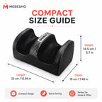 Electric Foot Massager With Heat Vibration Compression Rollers For Relaxation
