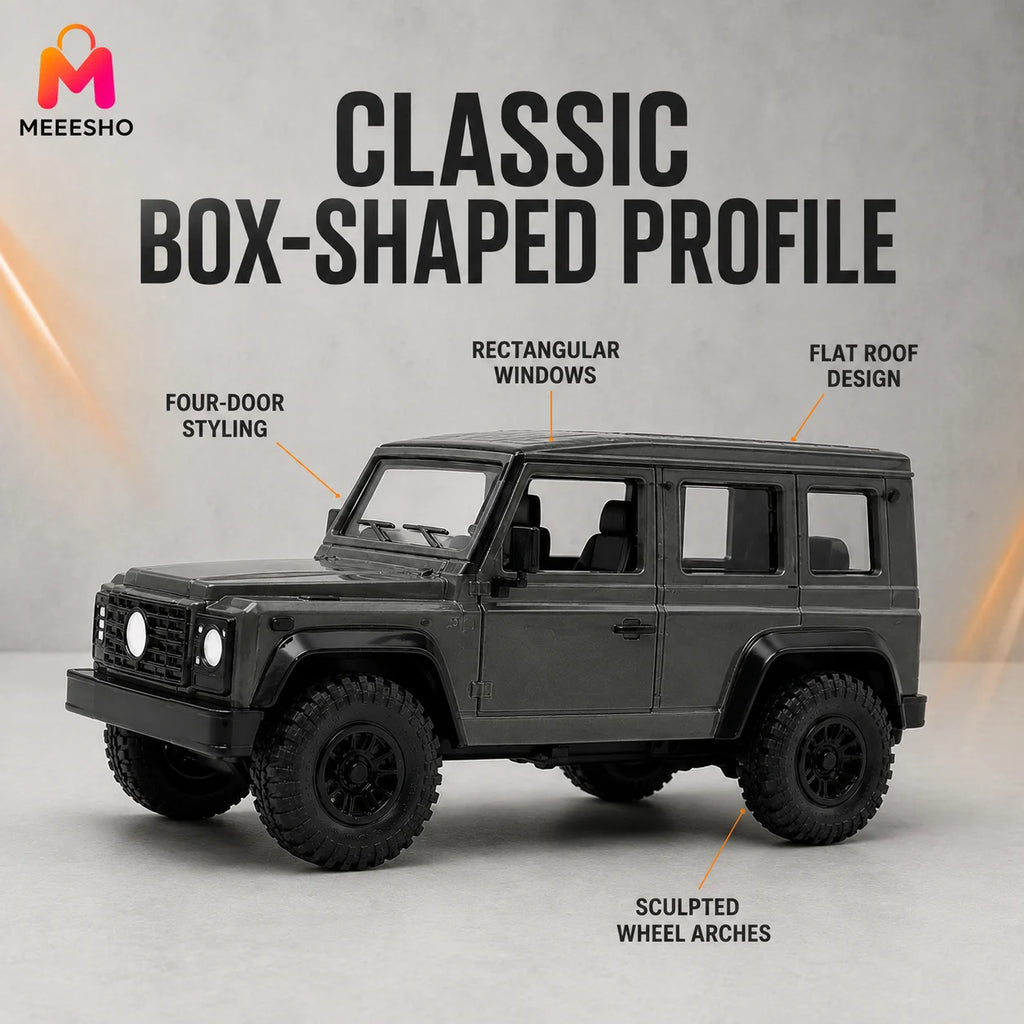 Premium Black Off-Road Toy Jeep for Rugged Adventure Playtime Fun