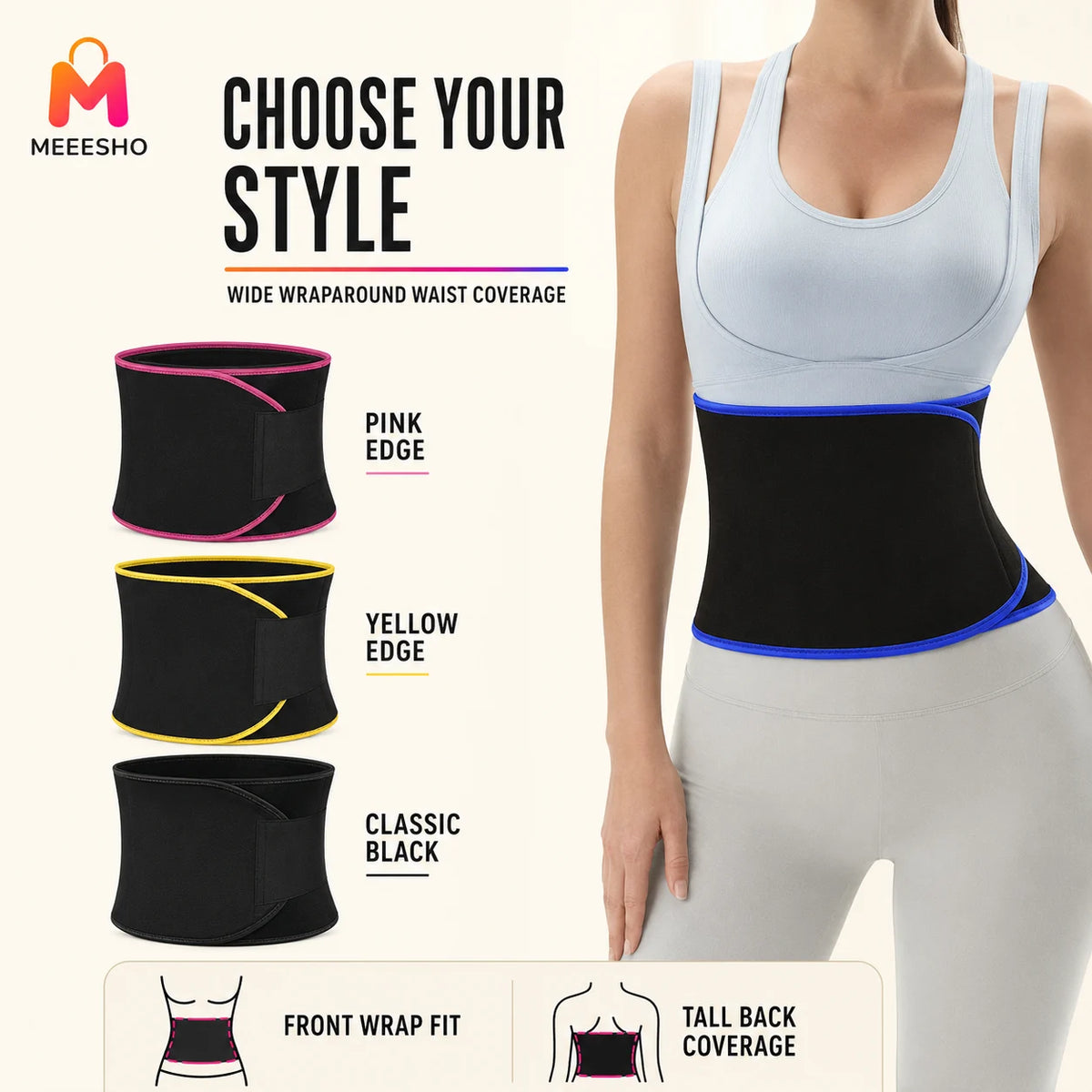 Adjustable Waist Trimmer Support Belt for Comfortable Everyday Fitness Training